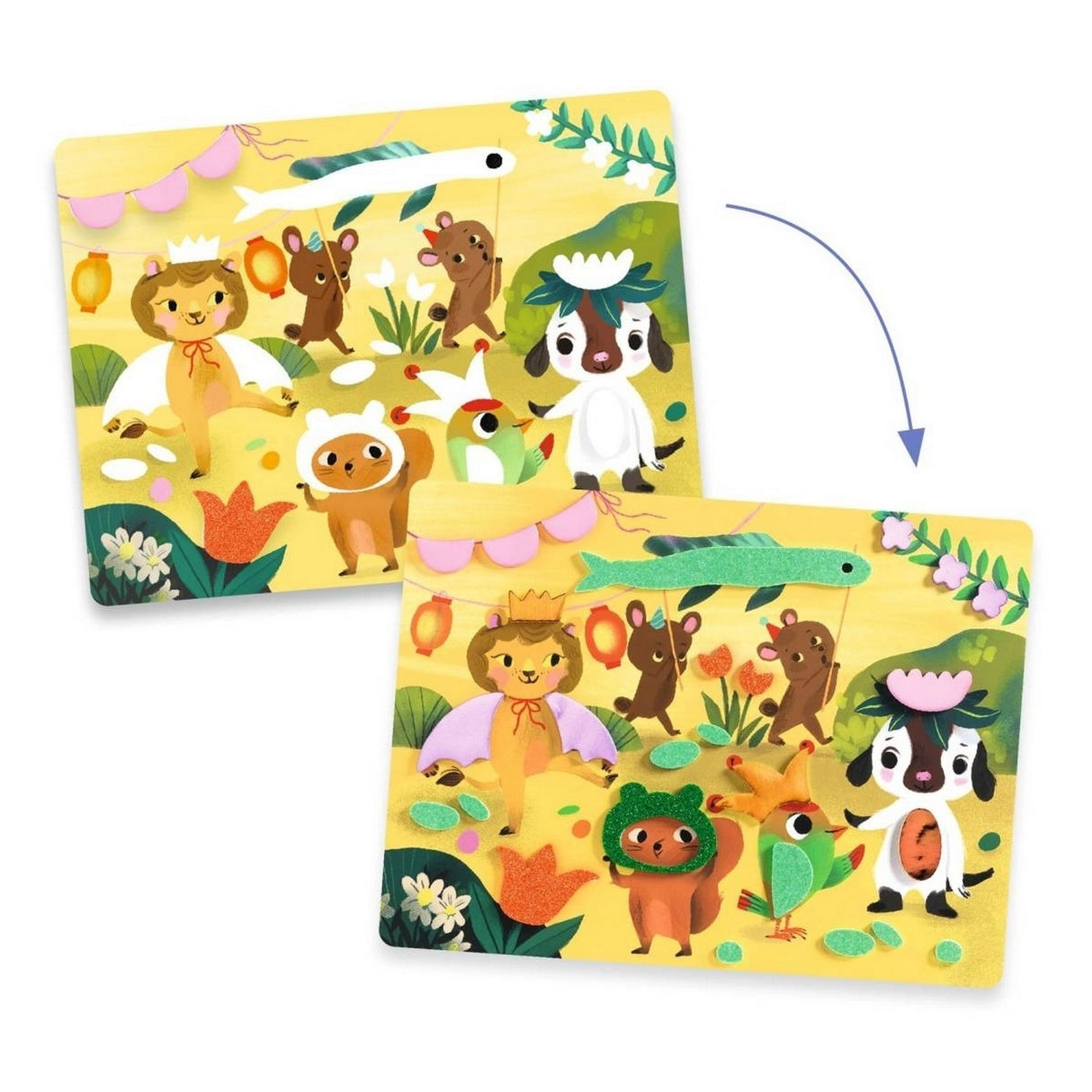 Collage - Glitzerparty