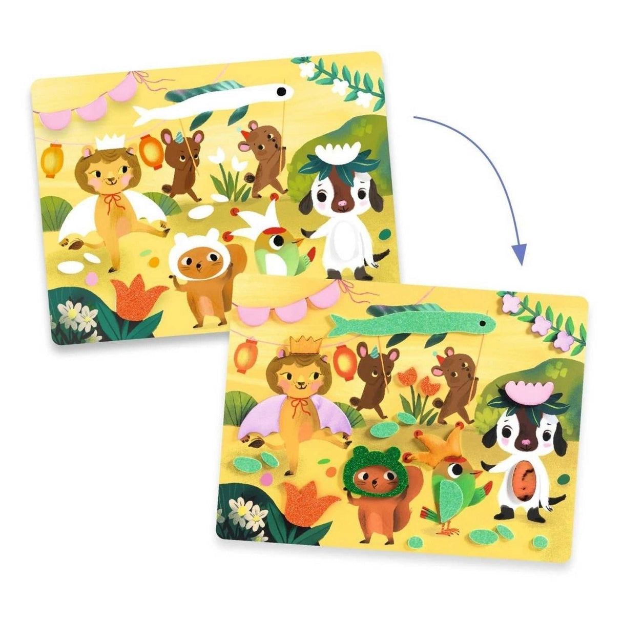 Collage - Glitzerparty