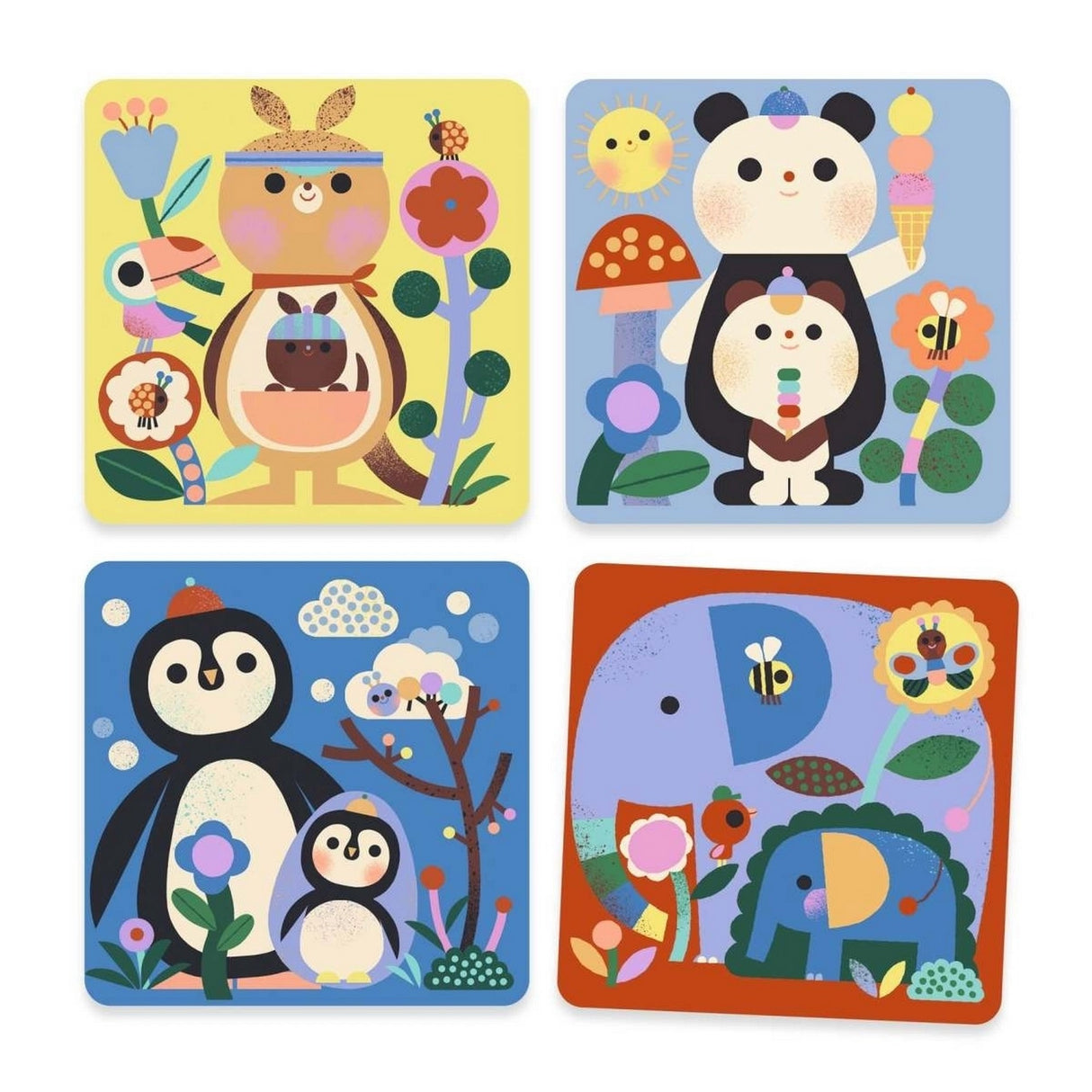 Magisches Ausmalen - Babytiere aus aller Welt