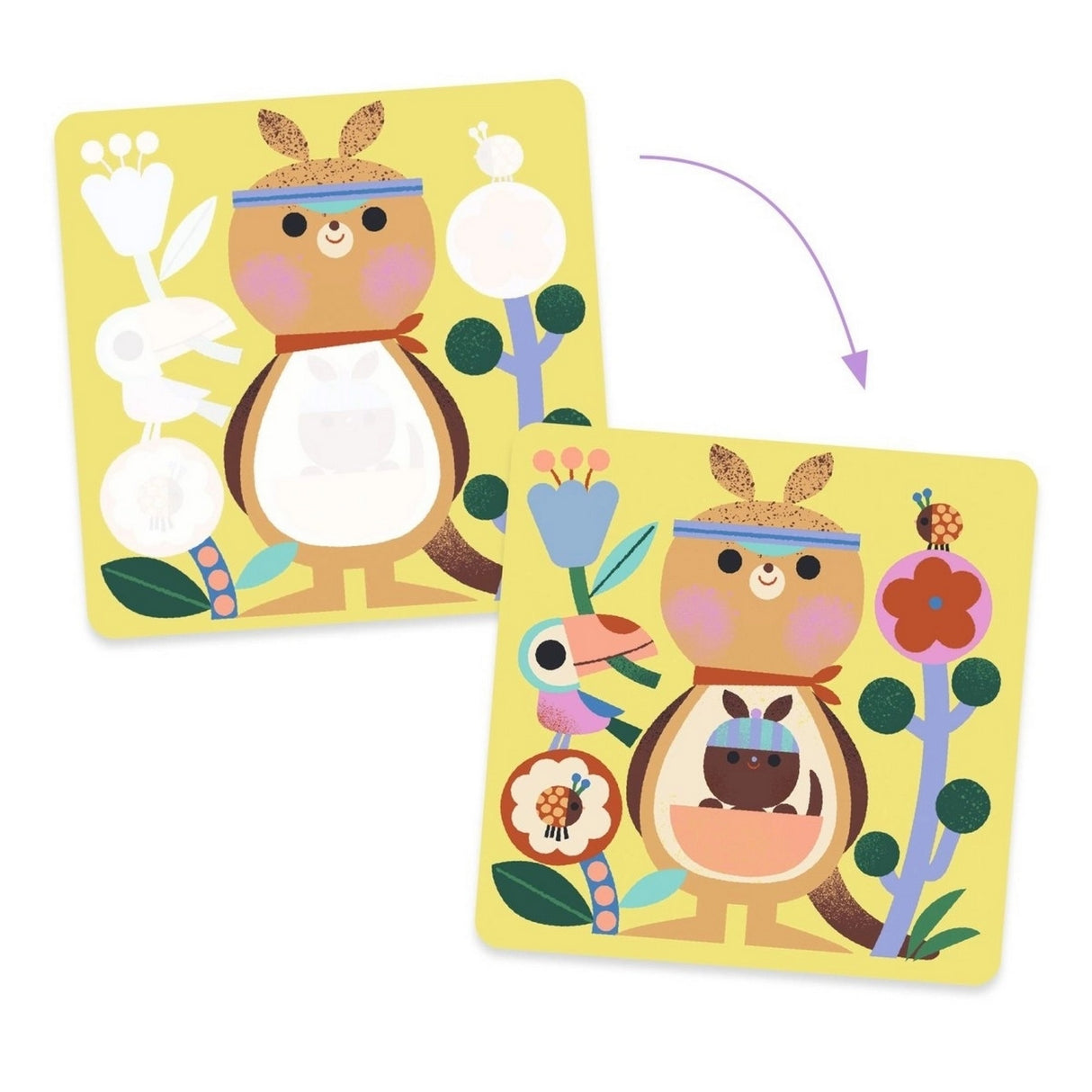 Magisches Ausmalen - Babytiere aus aller Welt