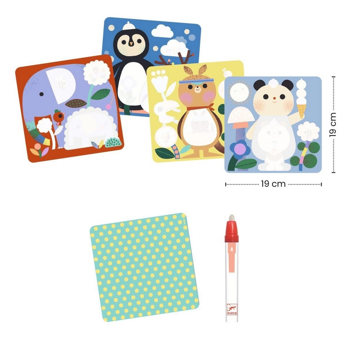 Magisches Ausmalen - Babytiere aus aller Welt