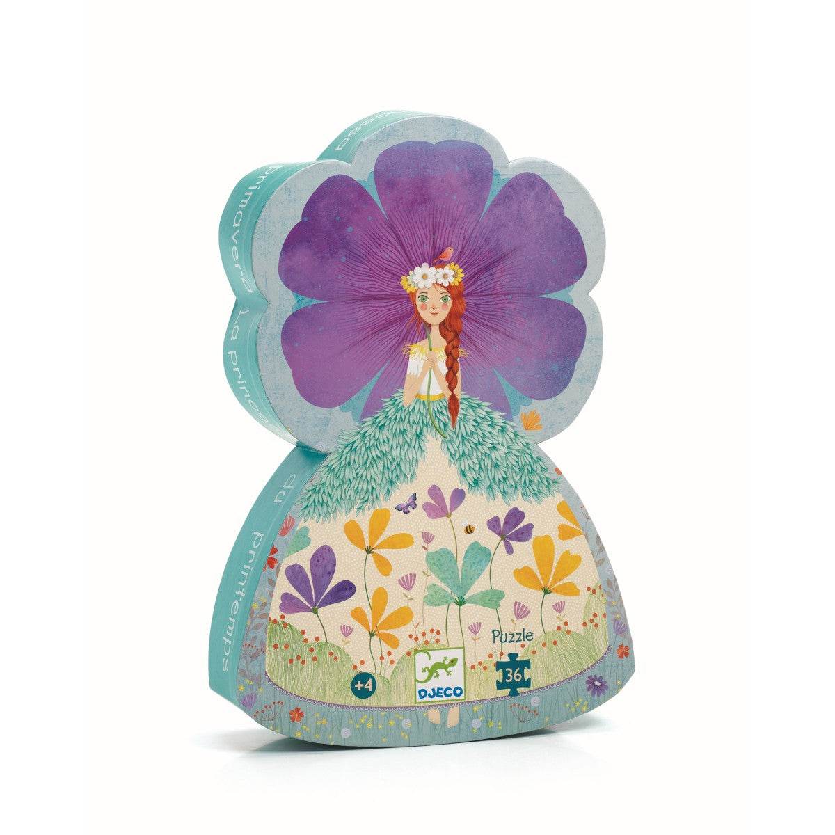 Formen Puzzle: Prinzessin des Frühlings