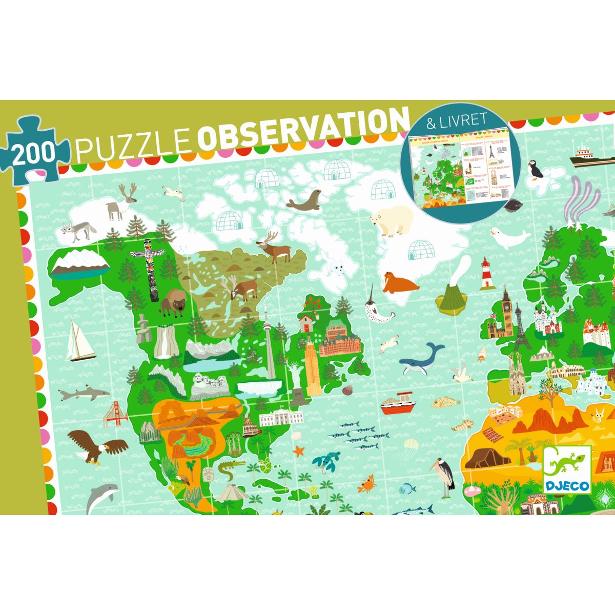 Wimmelpuzzle: Weltreise - Booklet