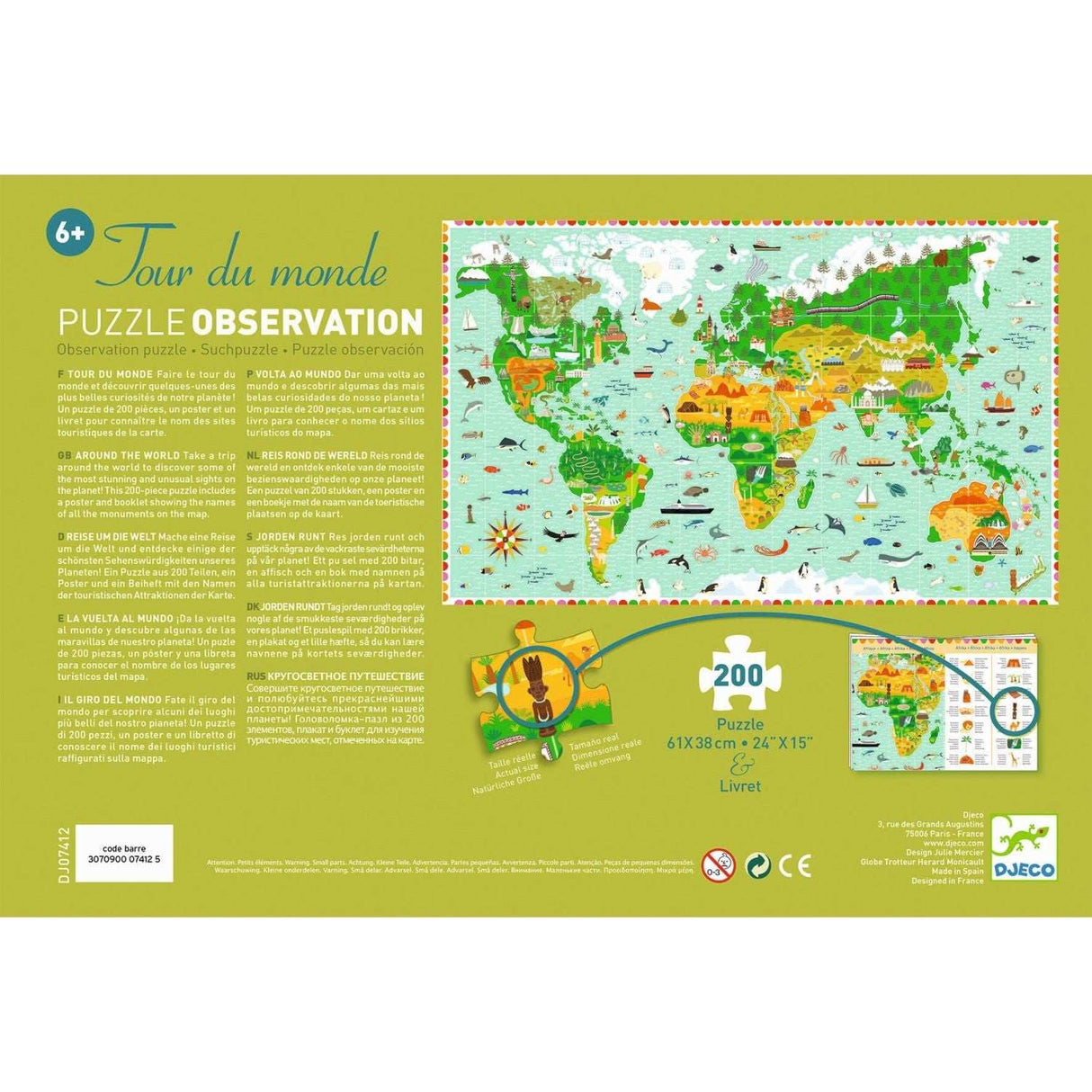 Wimmelpuzzle: Weltreise - Booklet