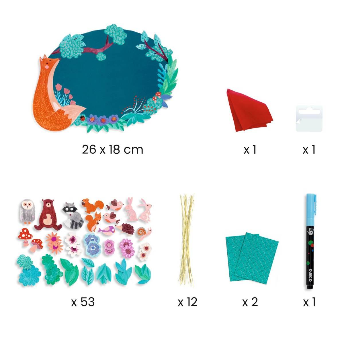 Do it yourself: Türschild Wald