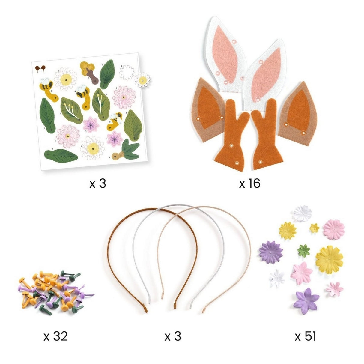 DIY: Haarreif Flower Friends