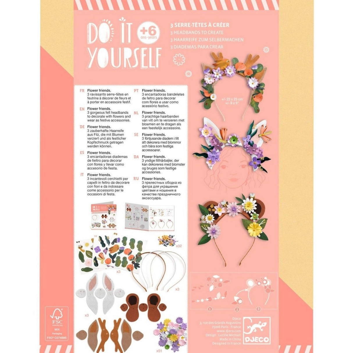 DIY: Haarreif Flower Friends