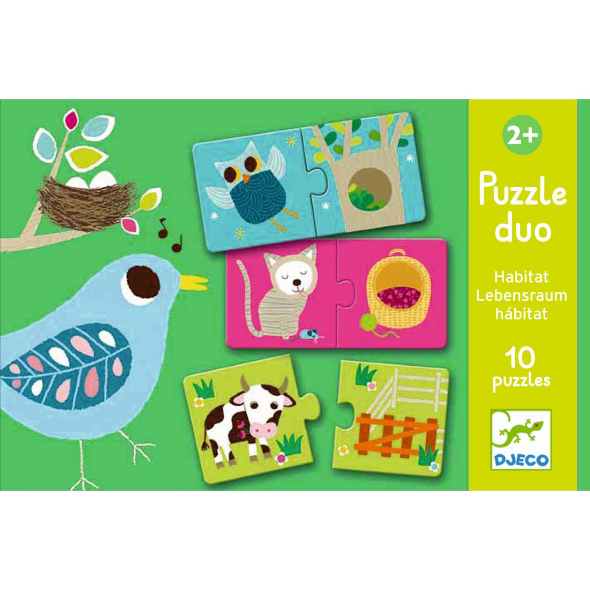 Lernspiel - Puzzle duo/trio