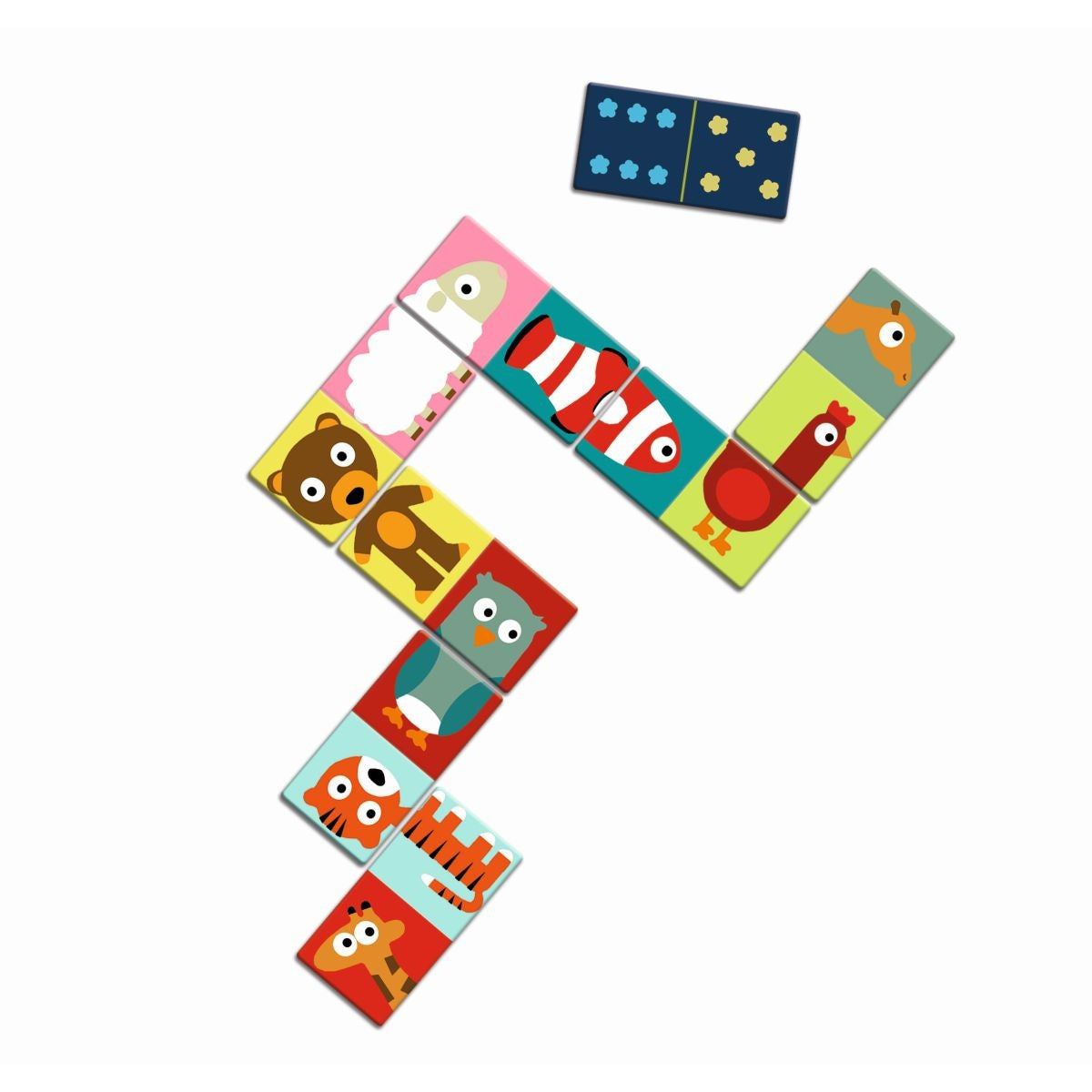 Lernspiele: Domino Animo-puzzle
