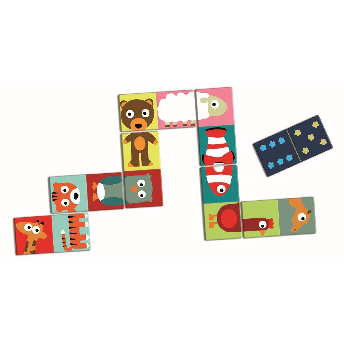 Lernspiele: Domino Animo-puzzle