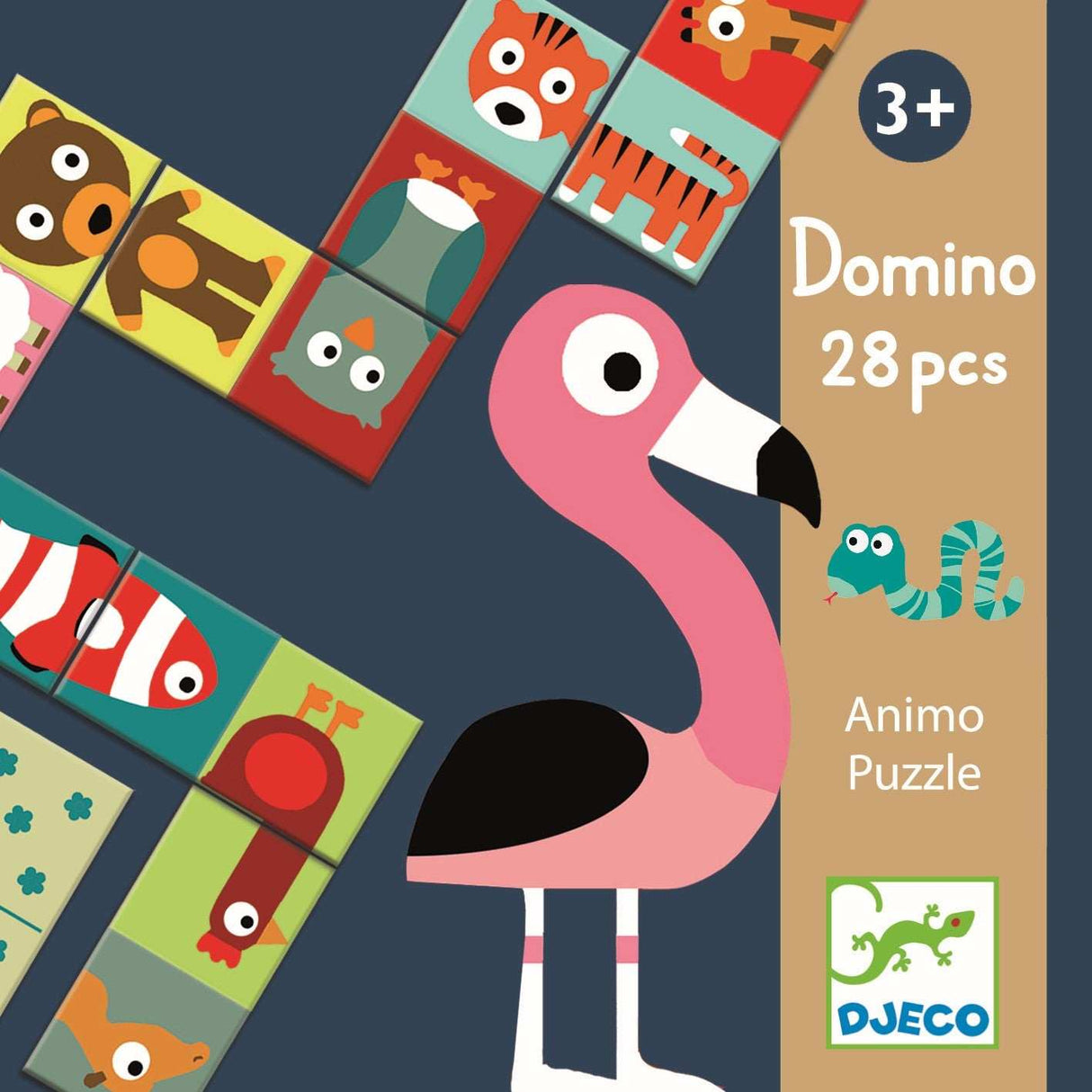 Lernspiele: Domino Animo-puzzle
