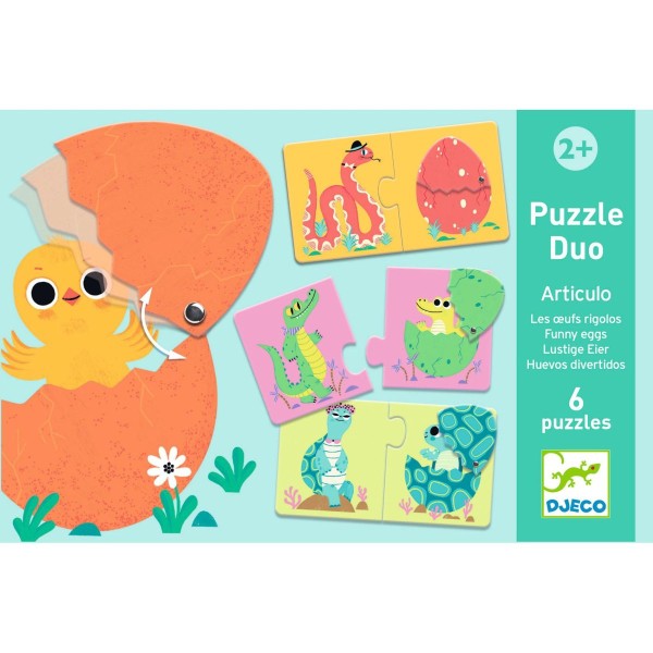 Lernspiele: Puzzle duo: Eier