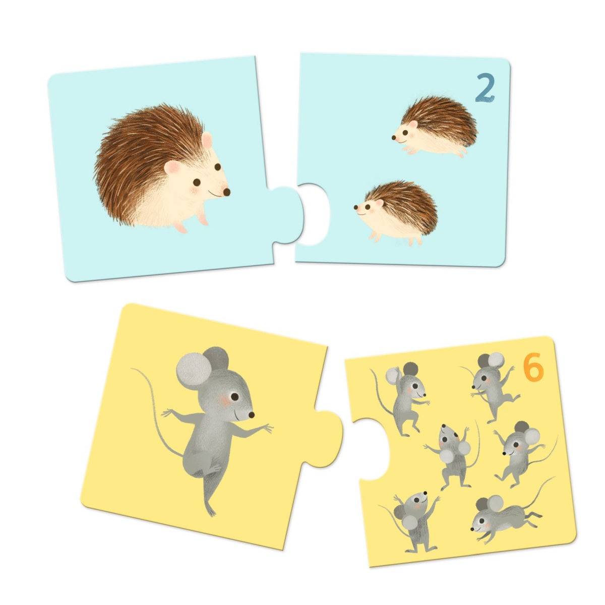 Lernspiel: Puzzle Duo: Tierbabys