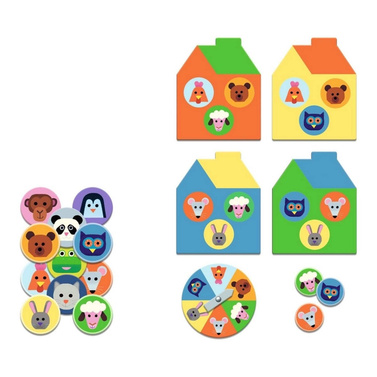 Lernspiele: Auf dem Bauernhof - 5 Spiele