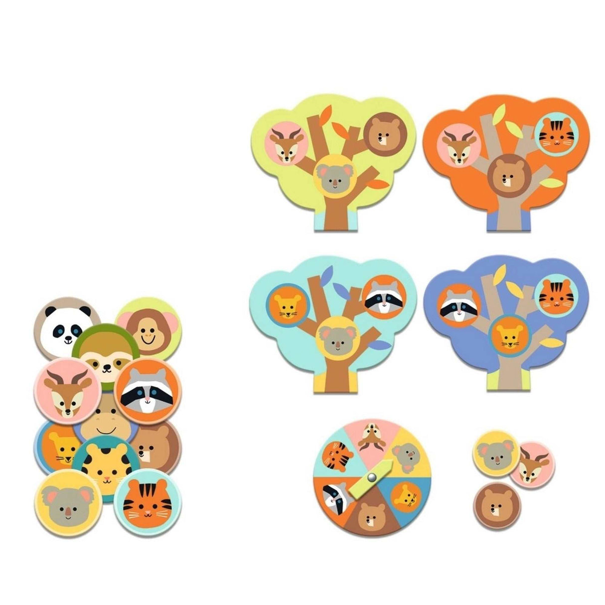 Lernspiele: Wilde Tiere - 5 Spiele