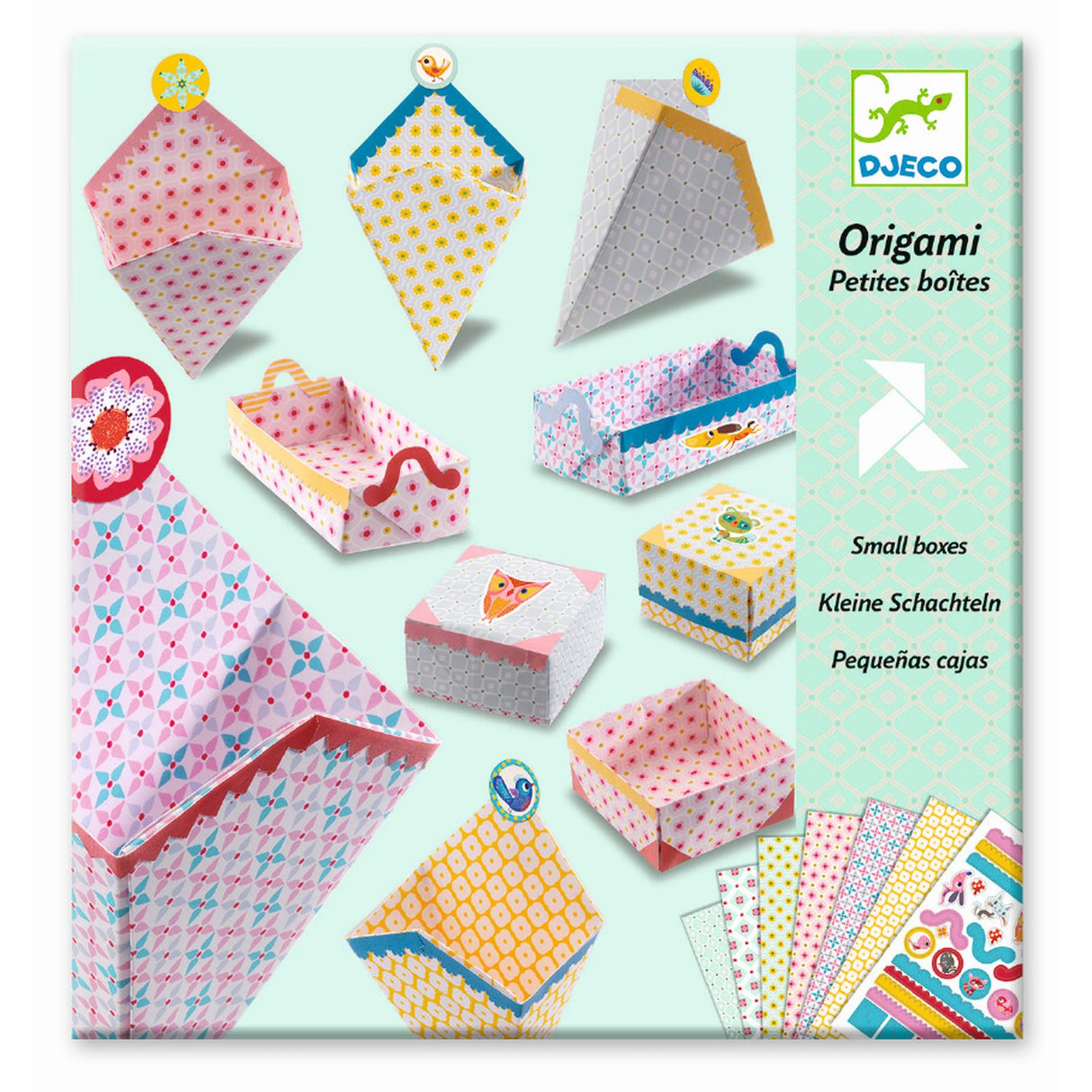 Origami: Kleine Geschenkboxen