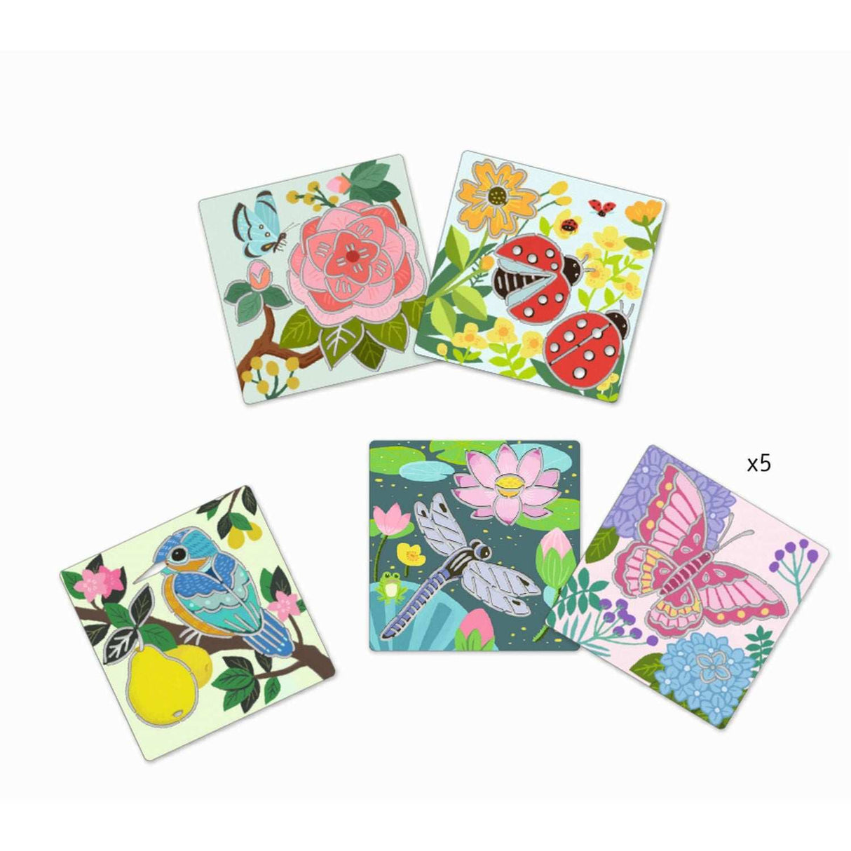 Schablonen: Geflügelte Freunde