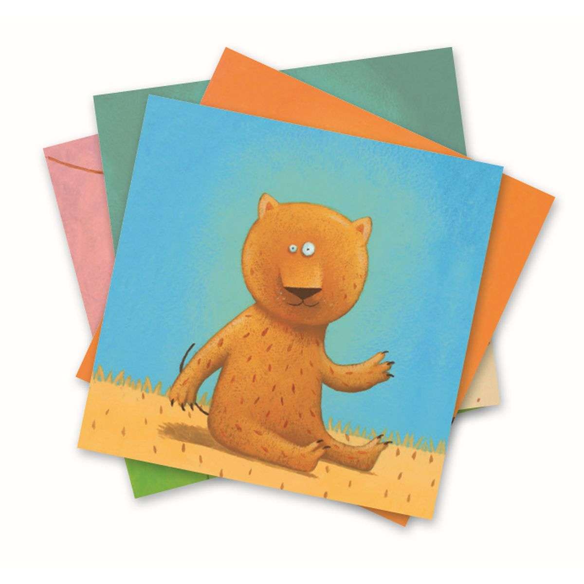 Sticker 3-6: Sticker Set: Tiere