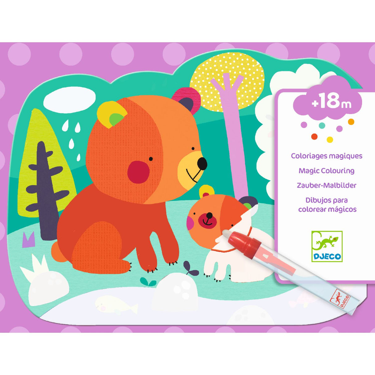 Wassermalen: Im Wald versteckt