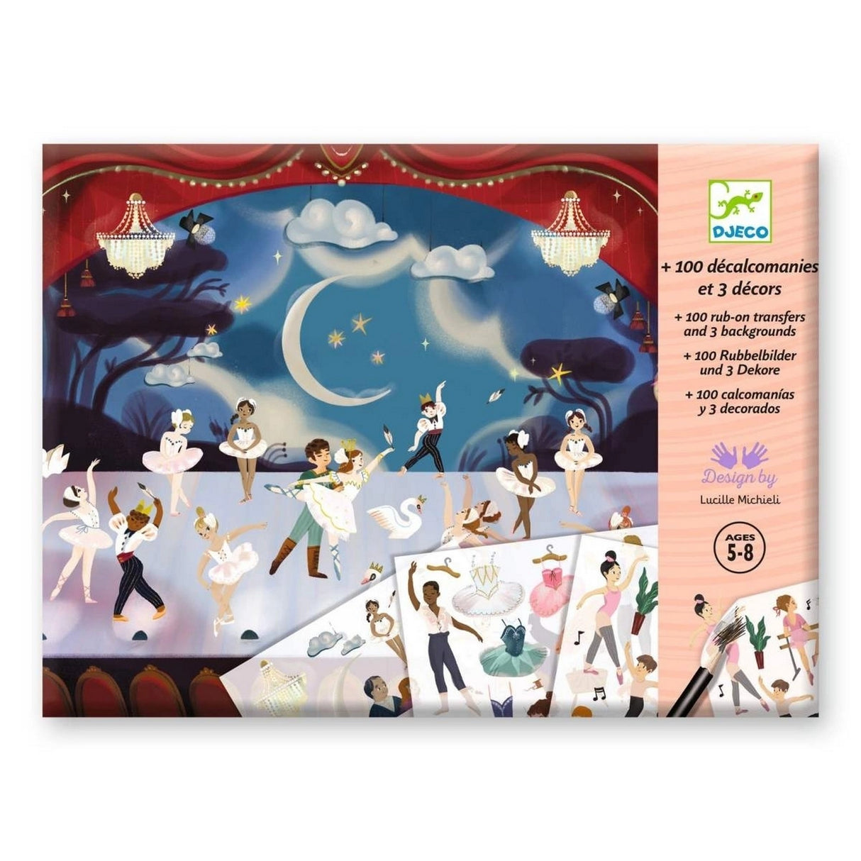Rubbelbilder: Ballett