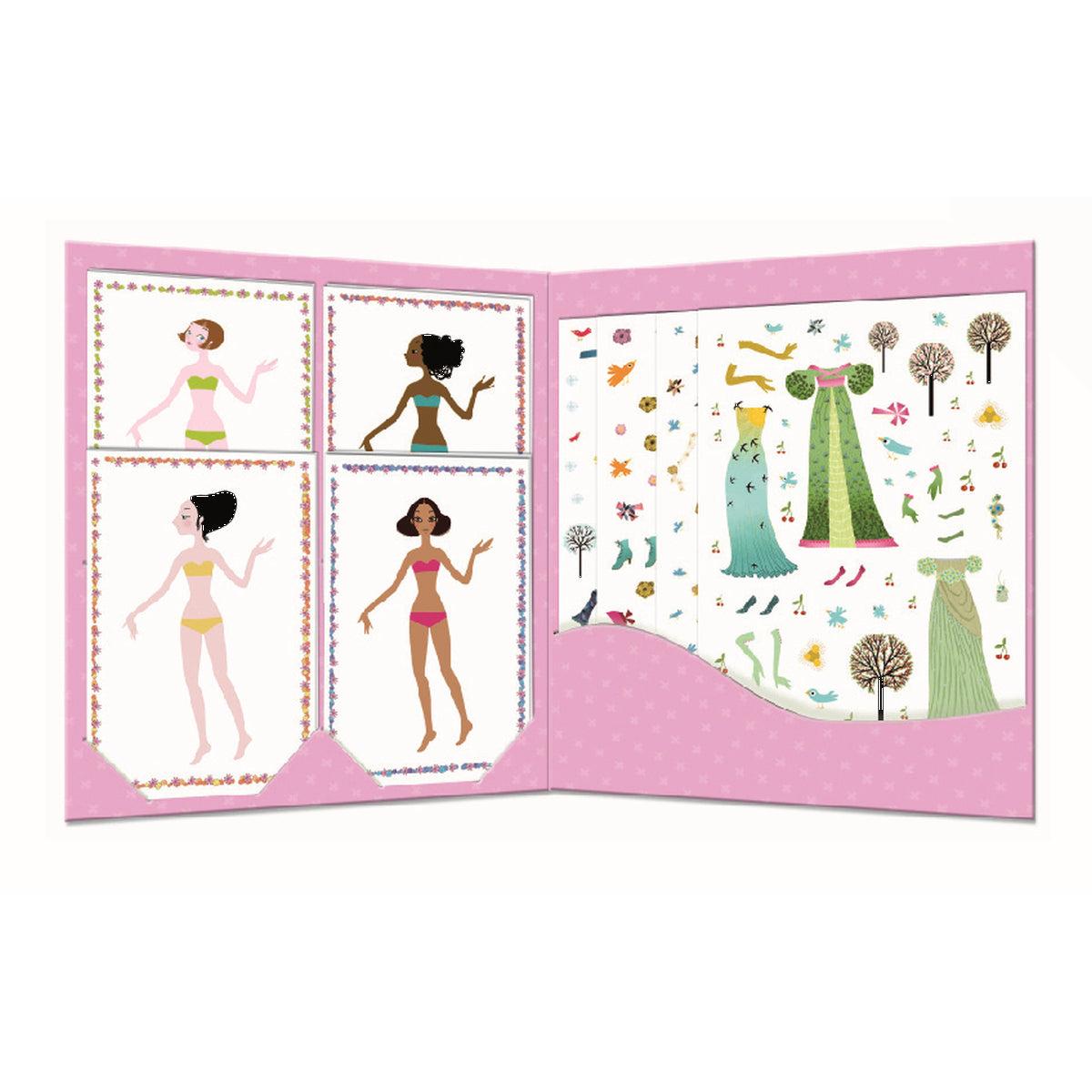 Stickerpuppen: Papier Puppen