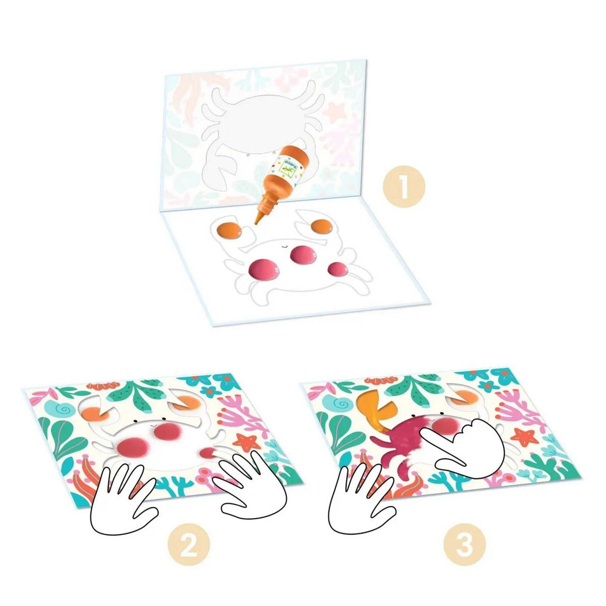 Bastelpackung 18+: Fingerfarben