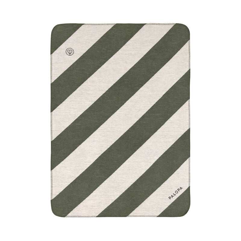 Hundedecke- Ida/ Streifen Grün