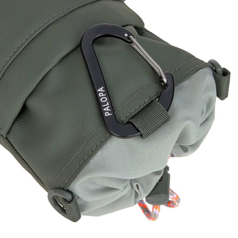 Flaschen & Leckerli Tasche- Boudi/ dark olive
