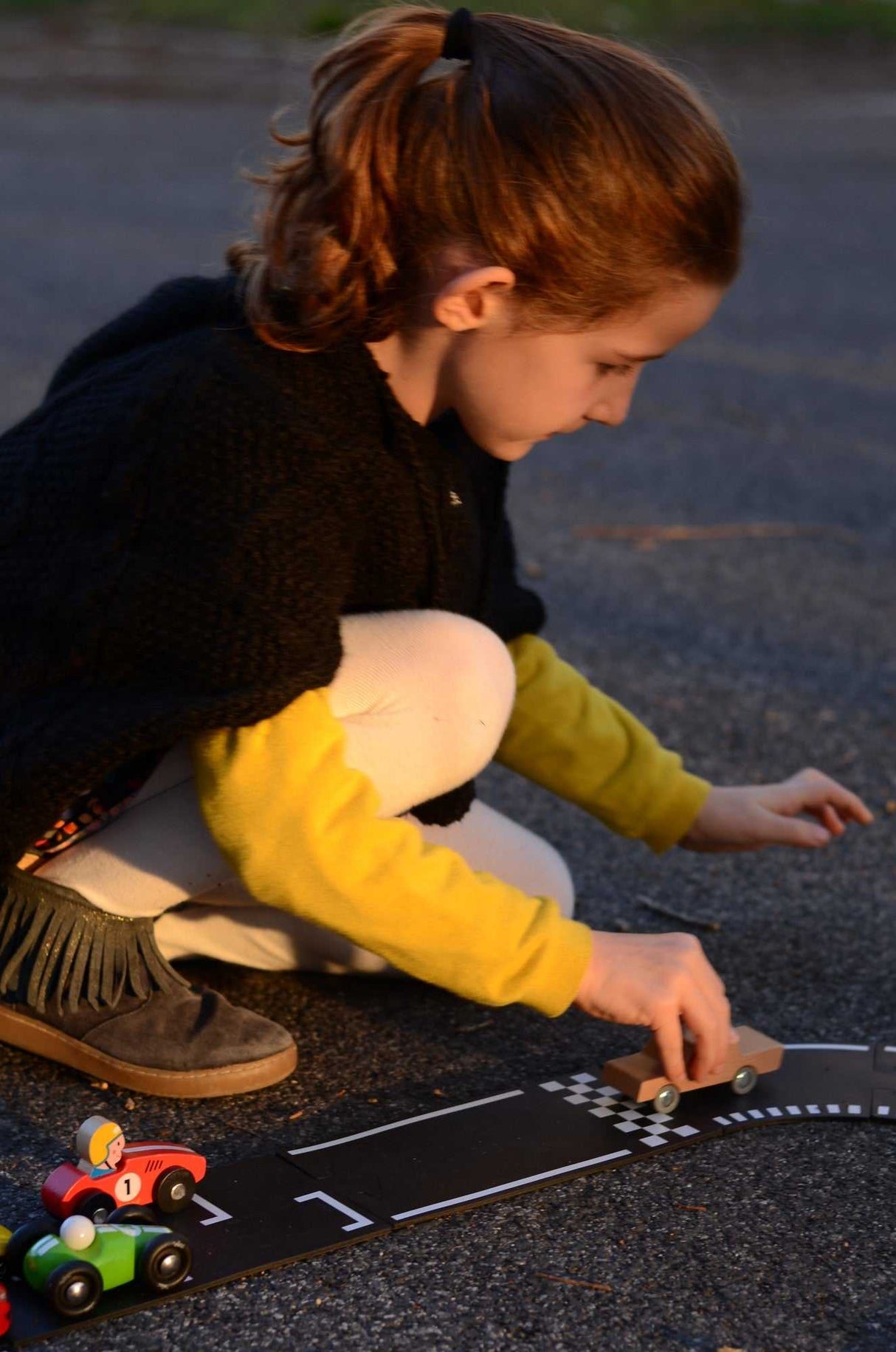 Back and Forth Holz- Auto natur
