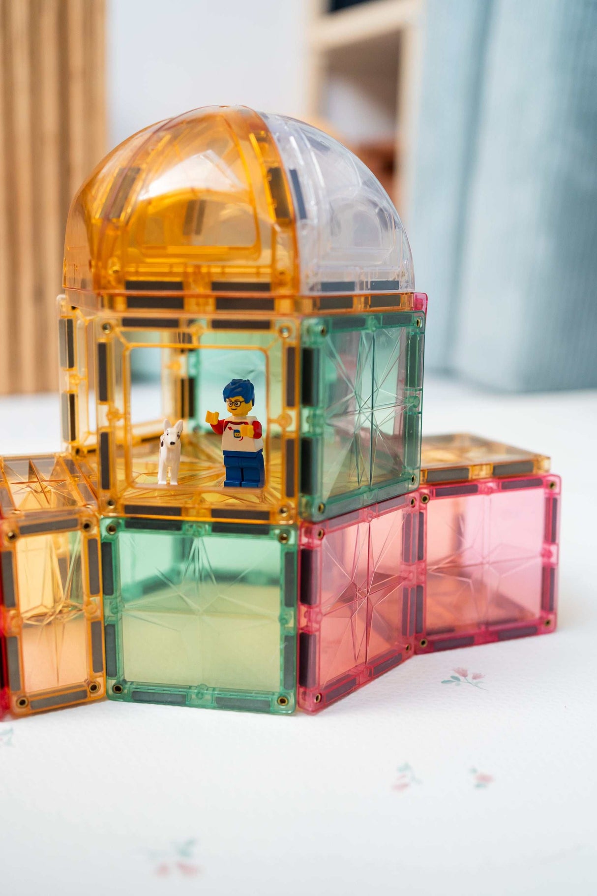 Kuppel Bausatz Pastellfarben 34 Teile