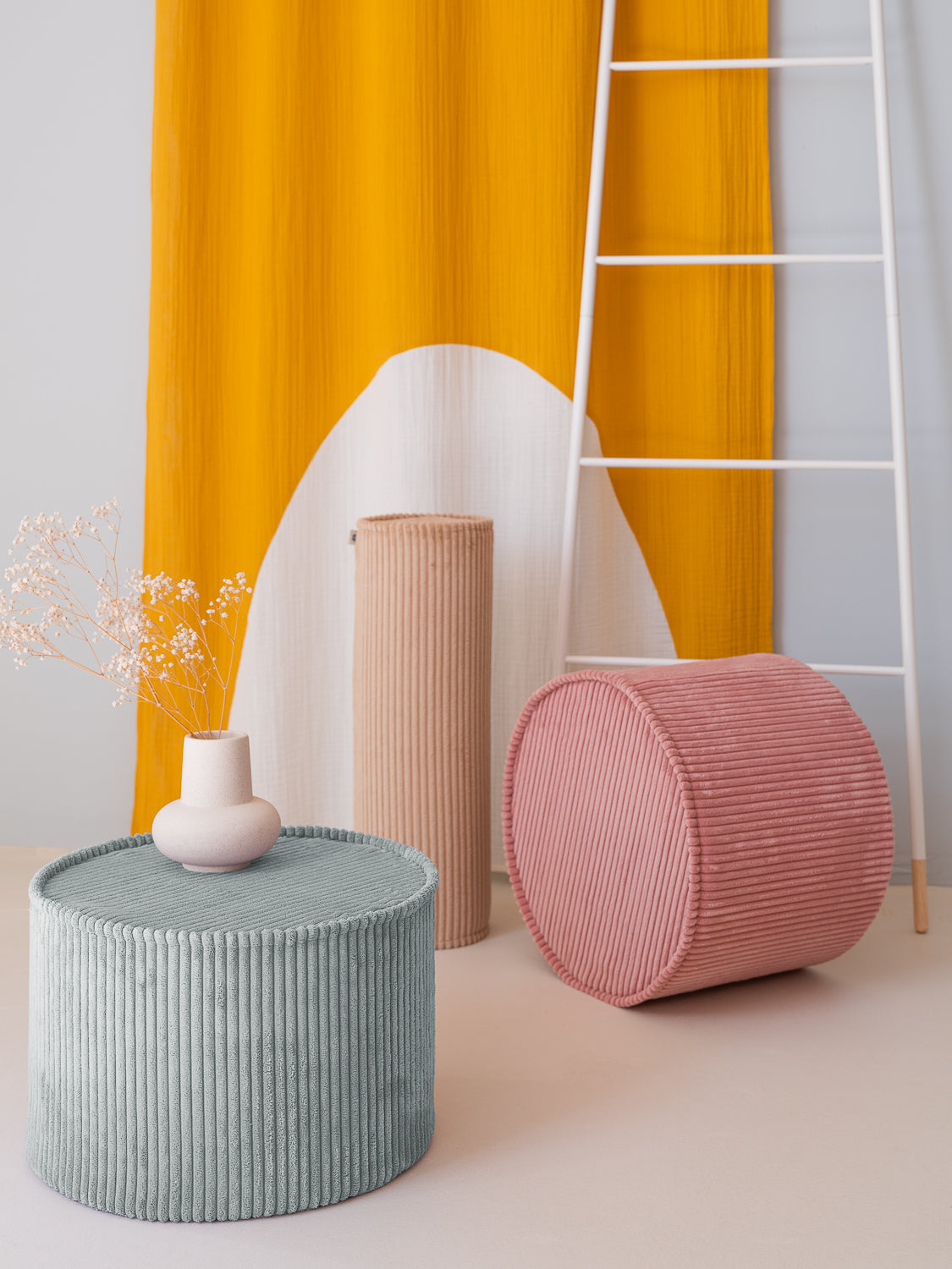 Pouffe/ Peppermint Green