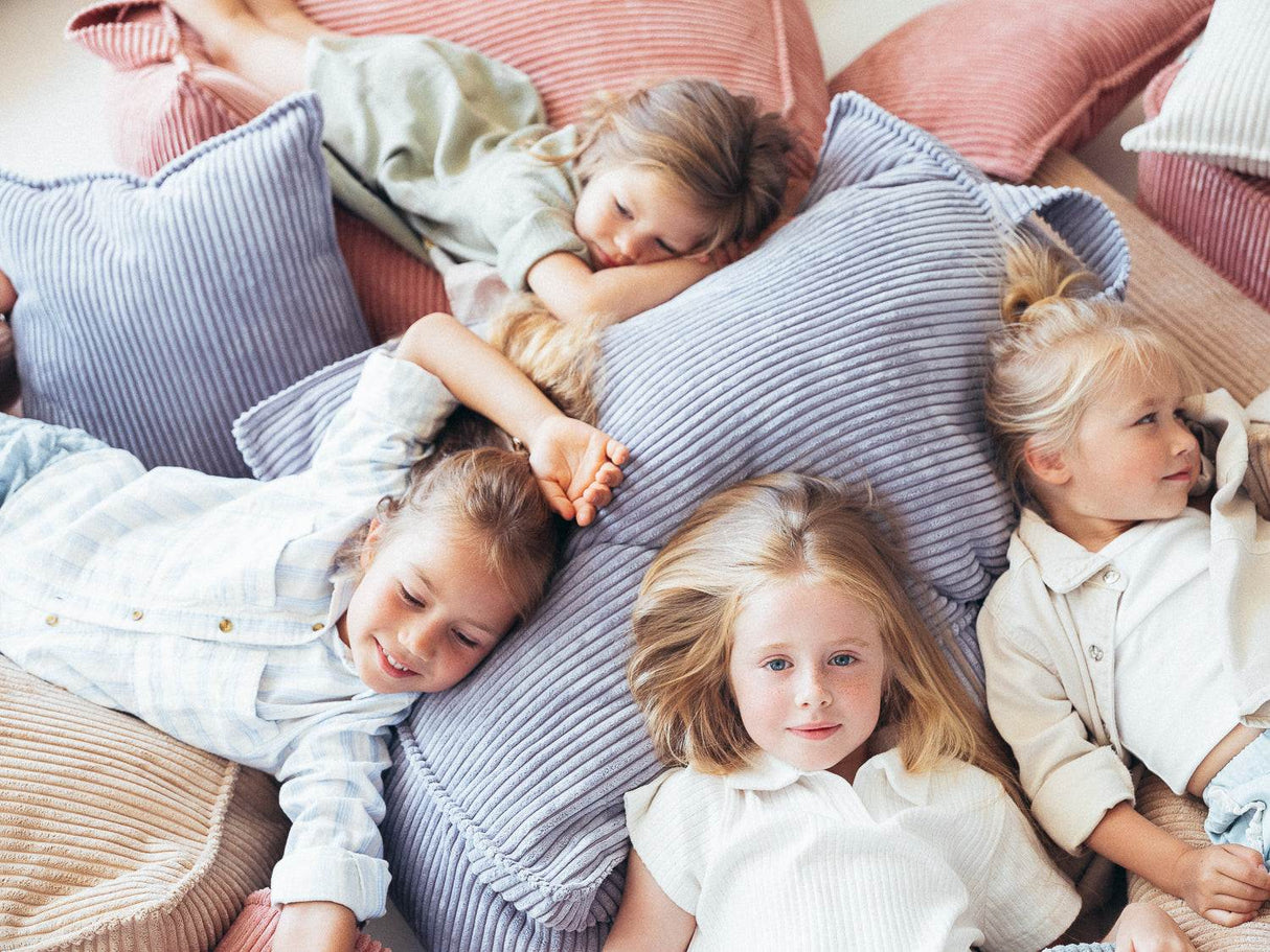 Beanbag Chair/ Blueberry Blue