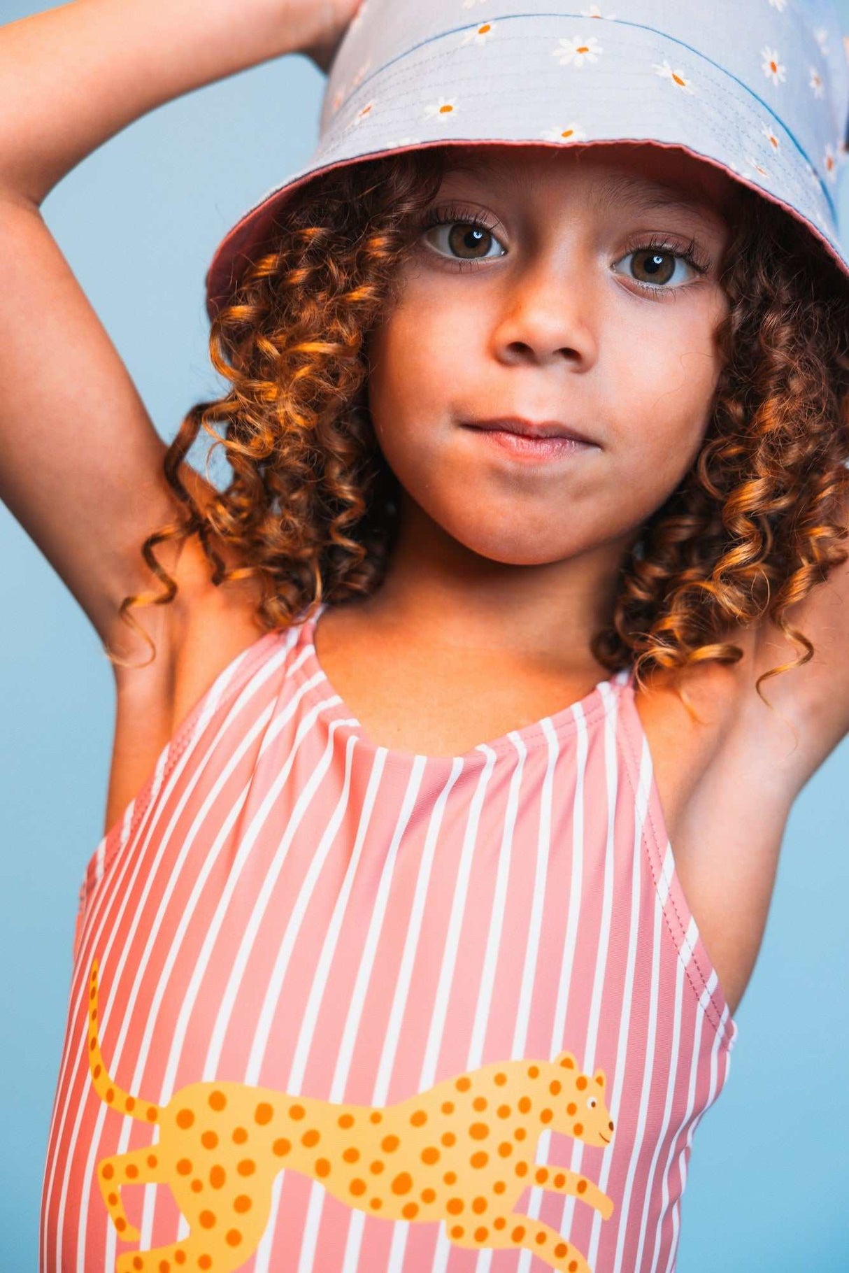 UV- Wende- Hut/ Gänseblümchen 4-8 Jahre