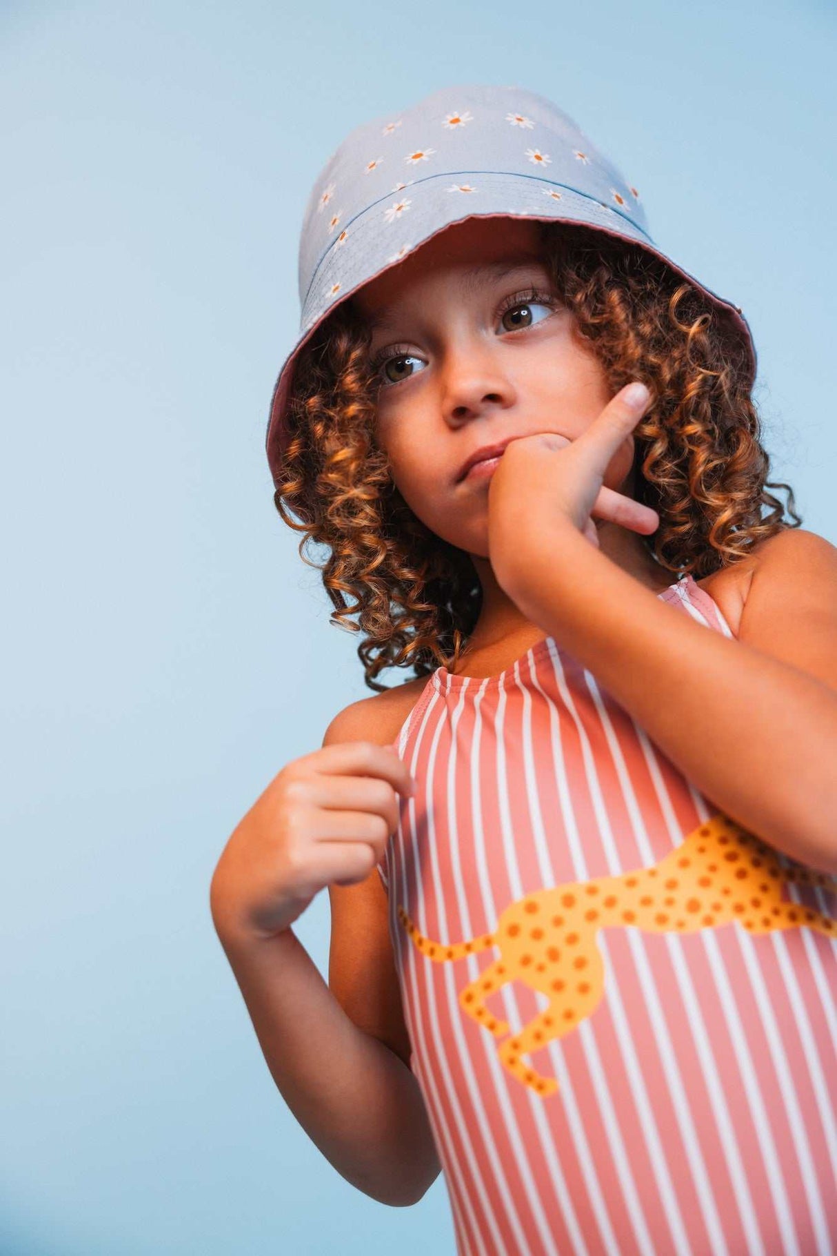 UV- Wende- Hut/ Gänseblümchen 2-4 Jahre