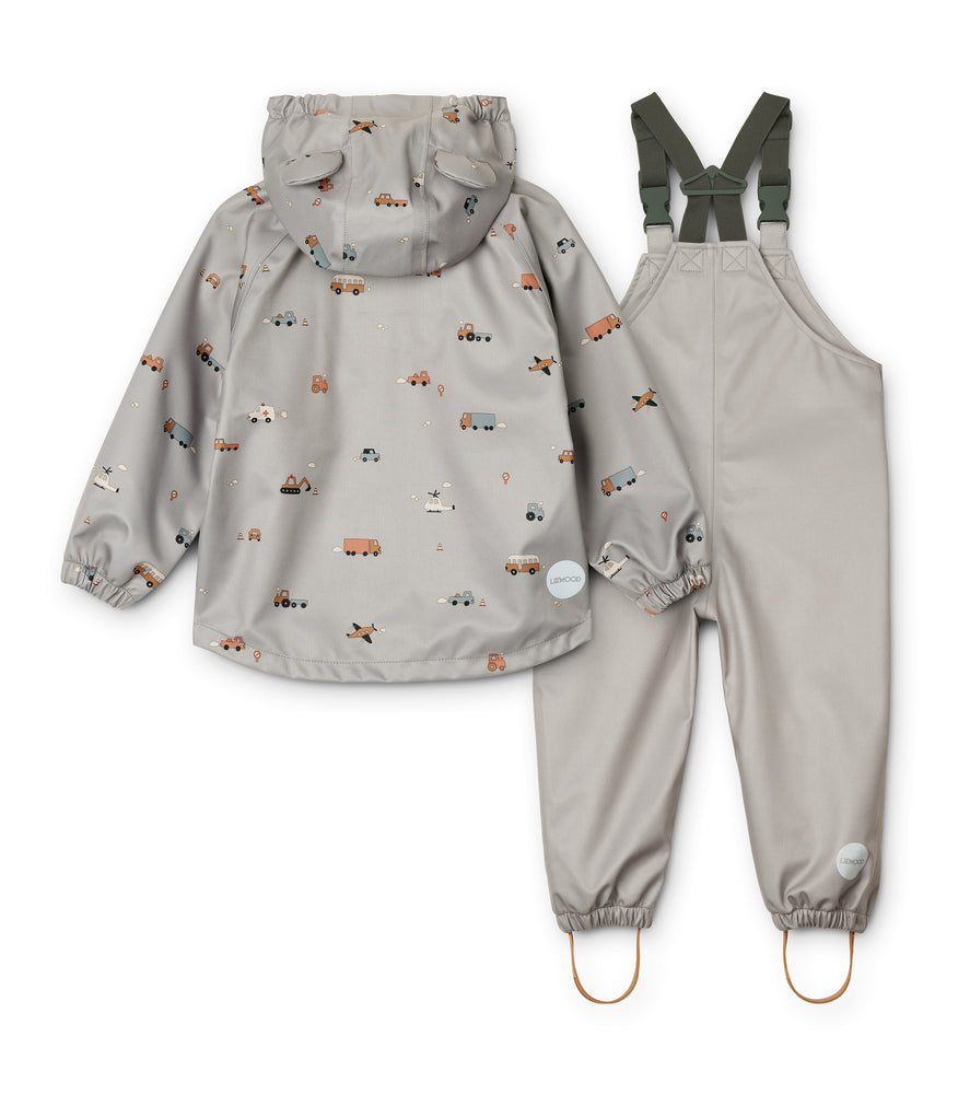 Regenanzug Dakota Softshell/ vehicles/dove blue