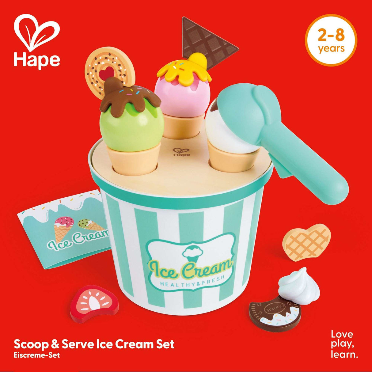 Eiscreme-Set