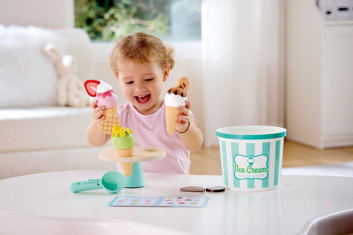 Eiscreme-Set