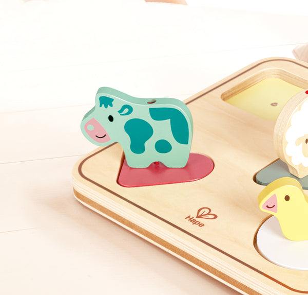 Puzzle Tiergeräusche Tom