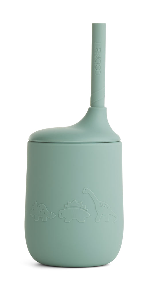 Silikon Trinklernbecher Ellis Dino peppermint