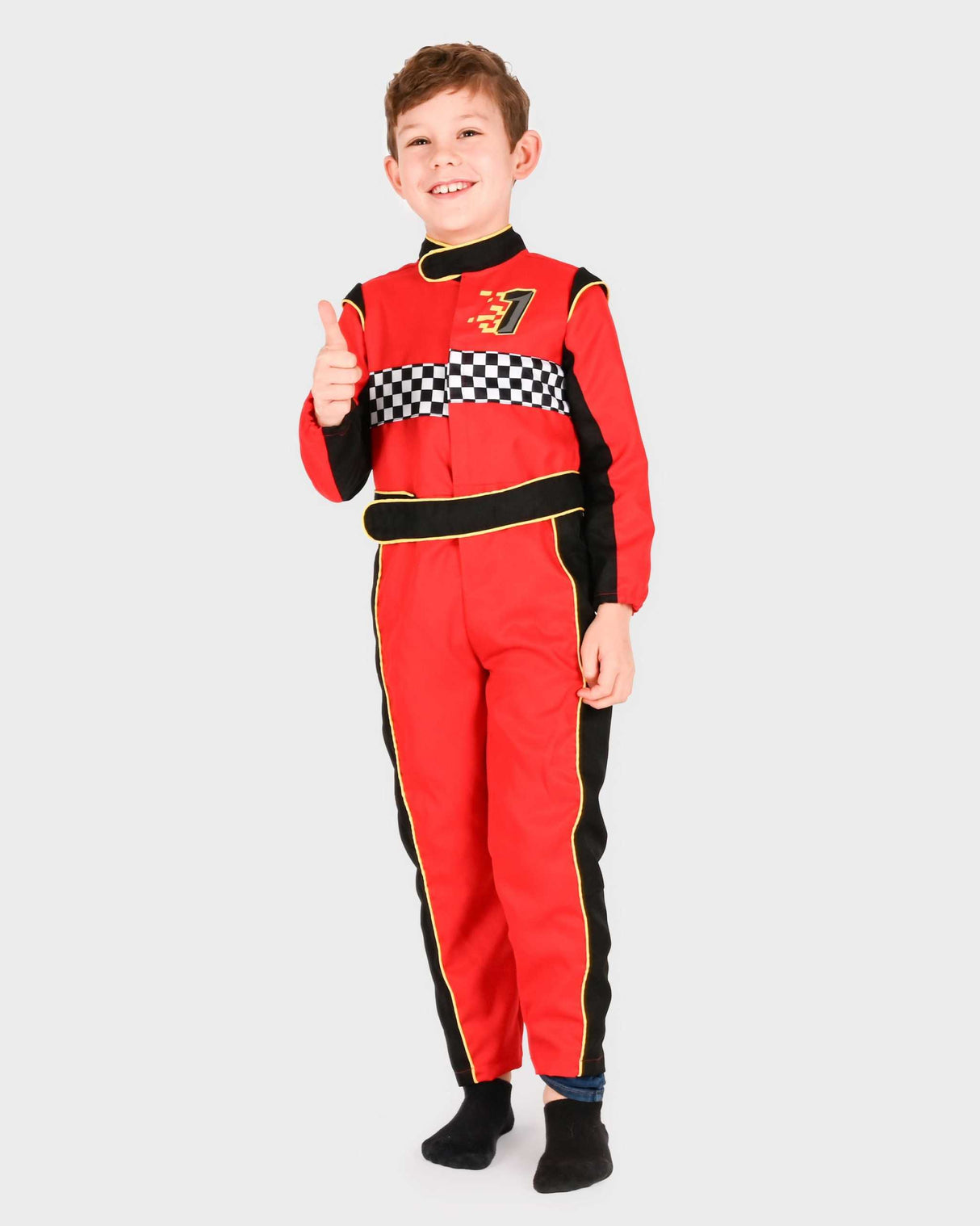 Rennfahrer Kostüm 6-8 Jahre