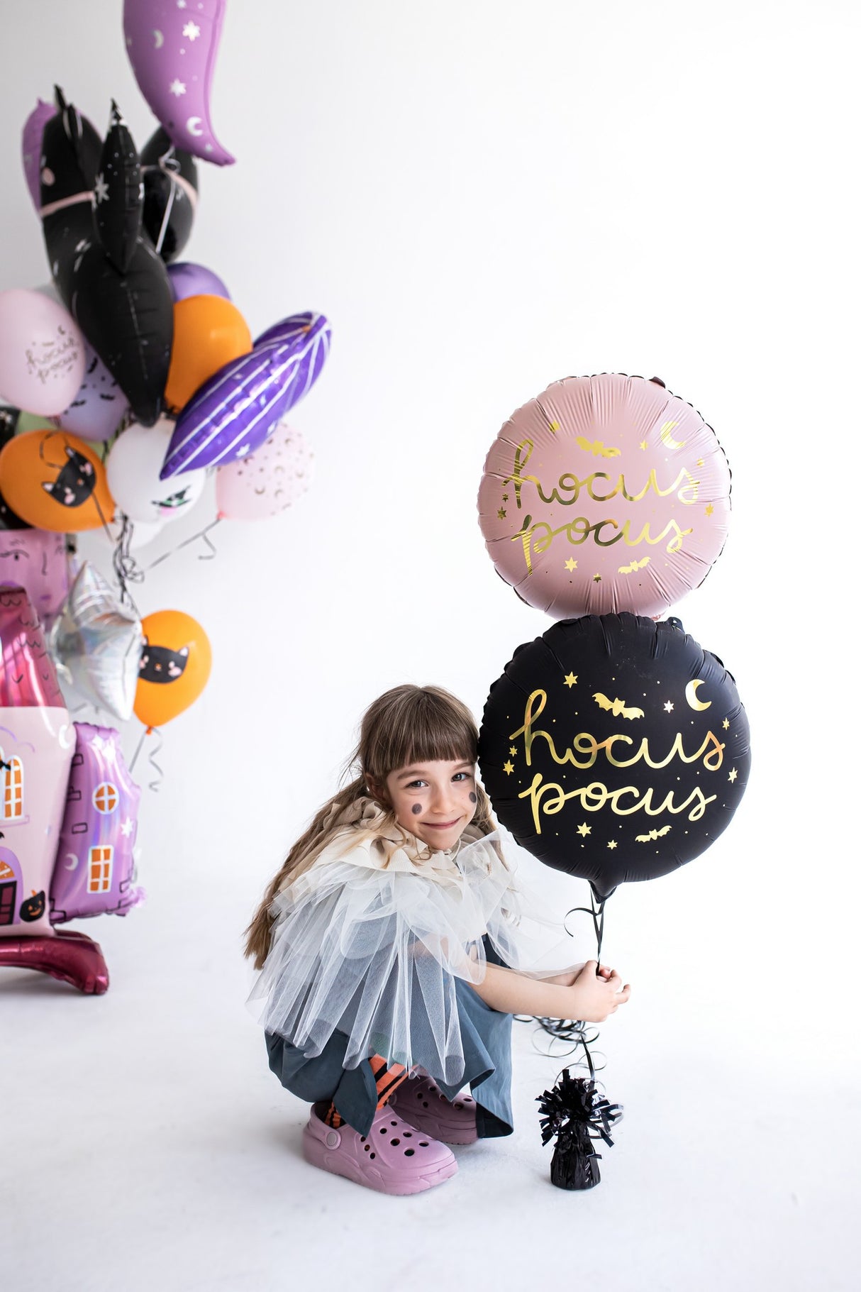 Folienluftballon Hocus Pocus pink