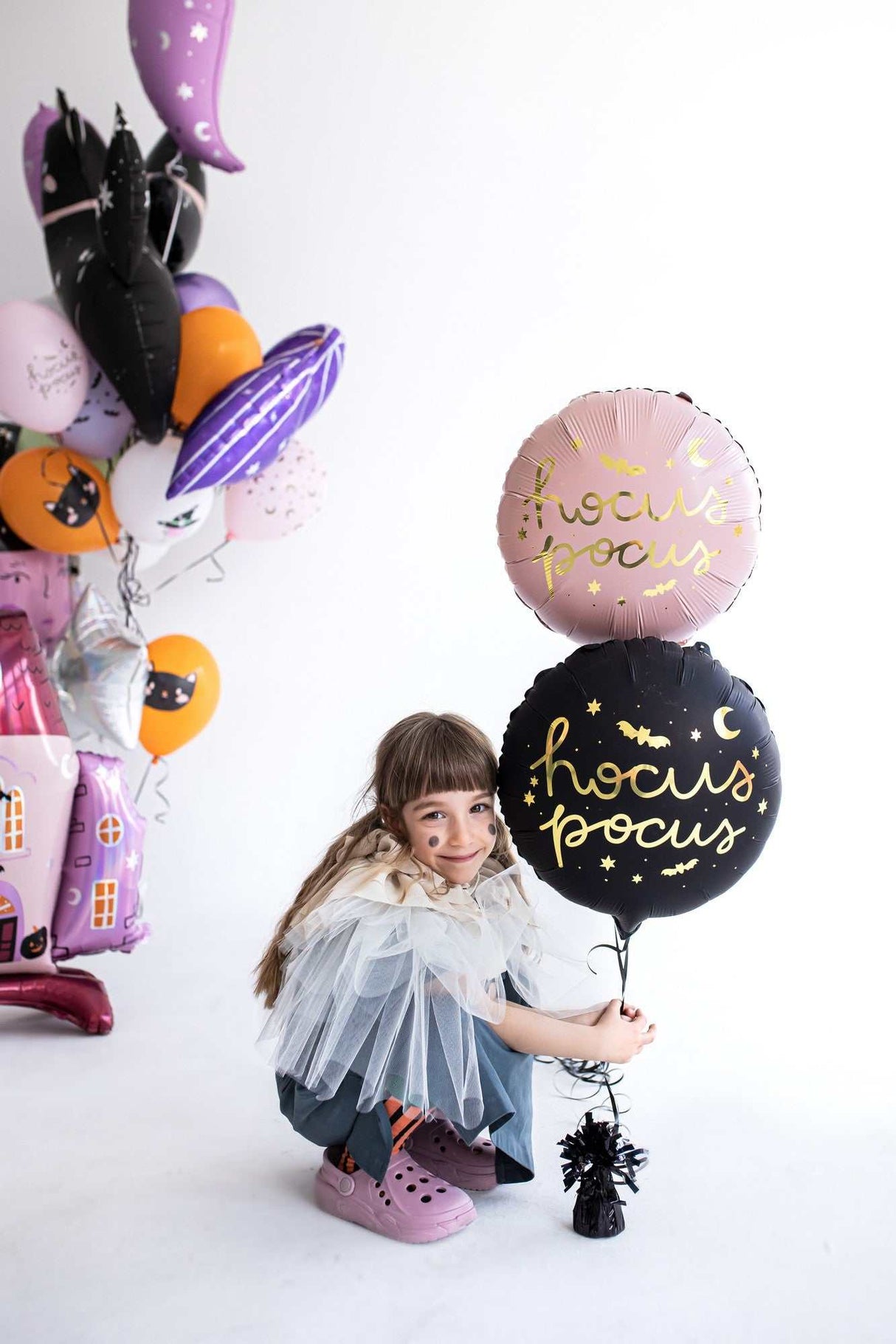 Folienluftballon Hocus Pocus pink