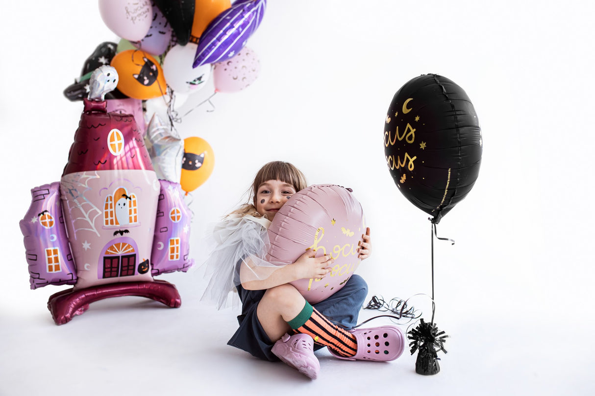 Folienluftballon Hocus Pocus pink