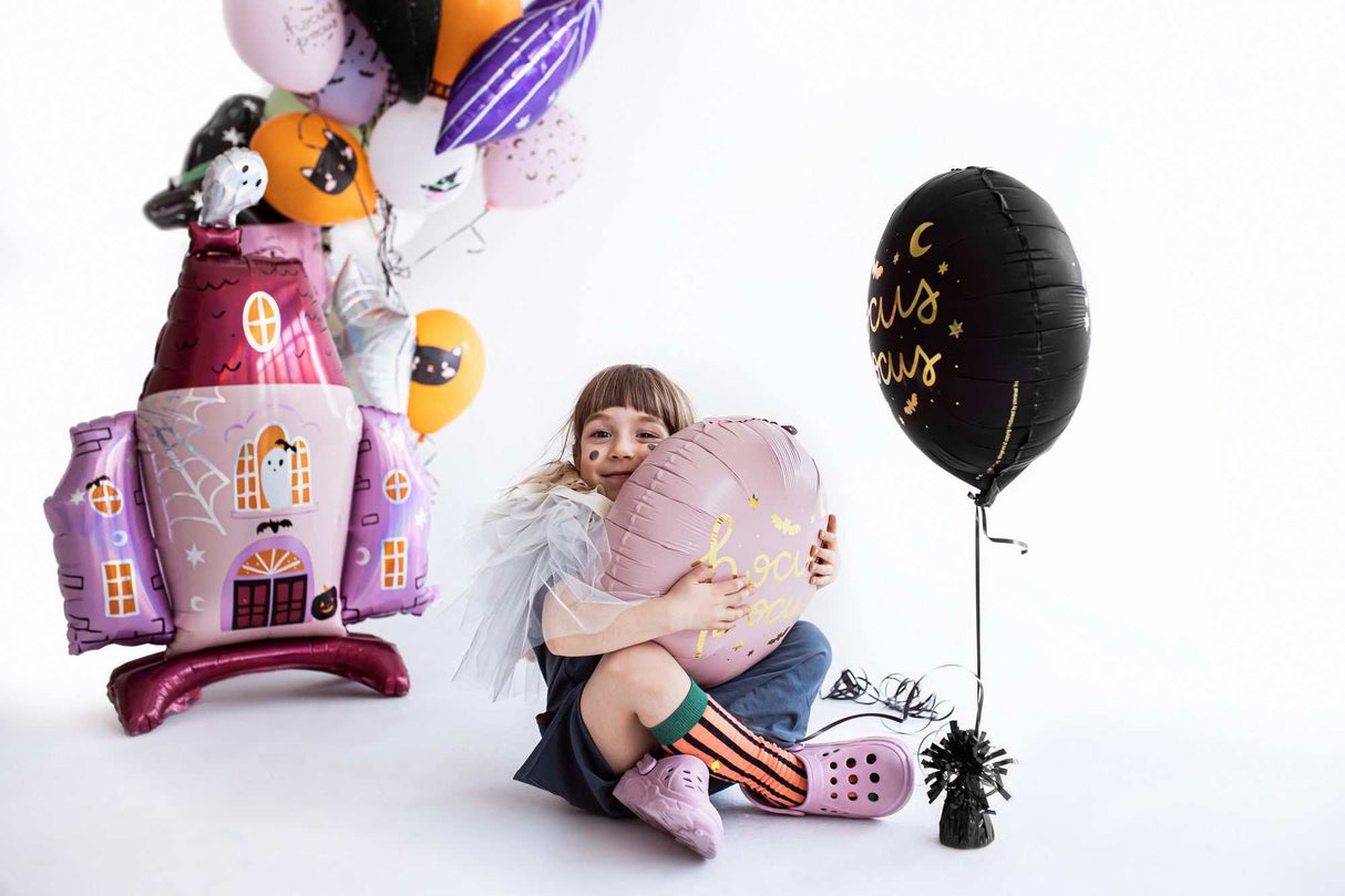 Folienluftballon Hocus Pocus pink