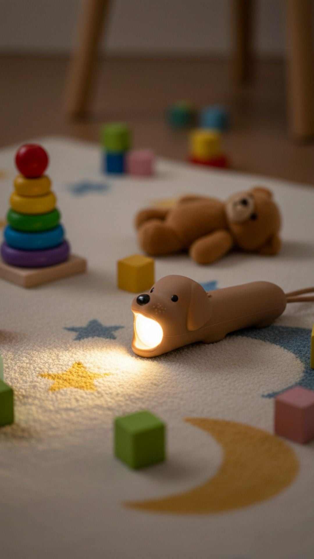 Taschenlampe Hund