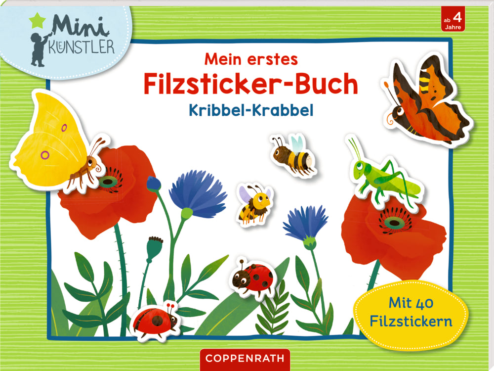 Mein erstes Filzsticker-Buch Krtibbel Krabbel