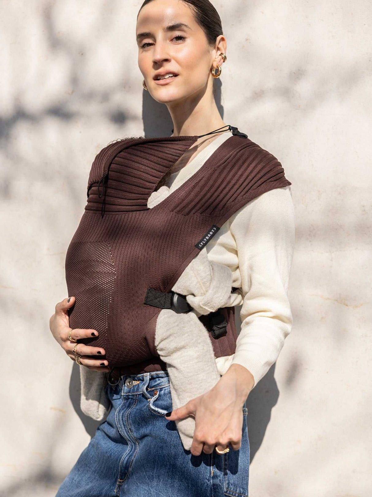 Flybaby Babytrage- Mokka