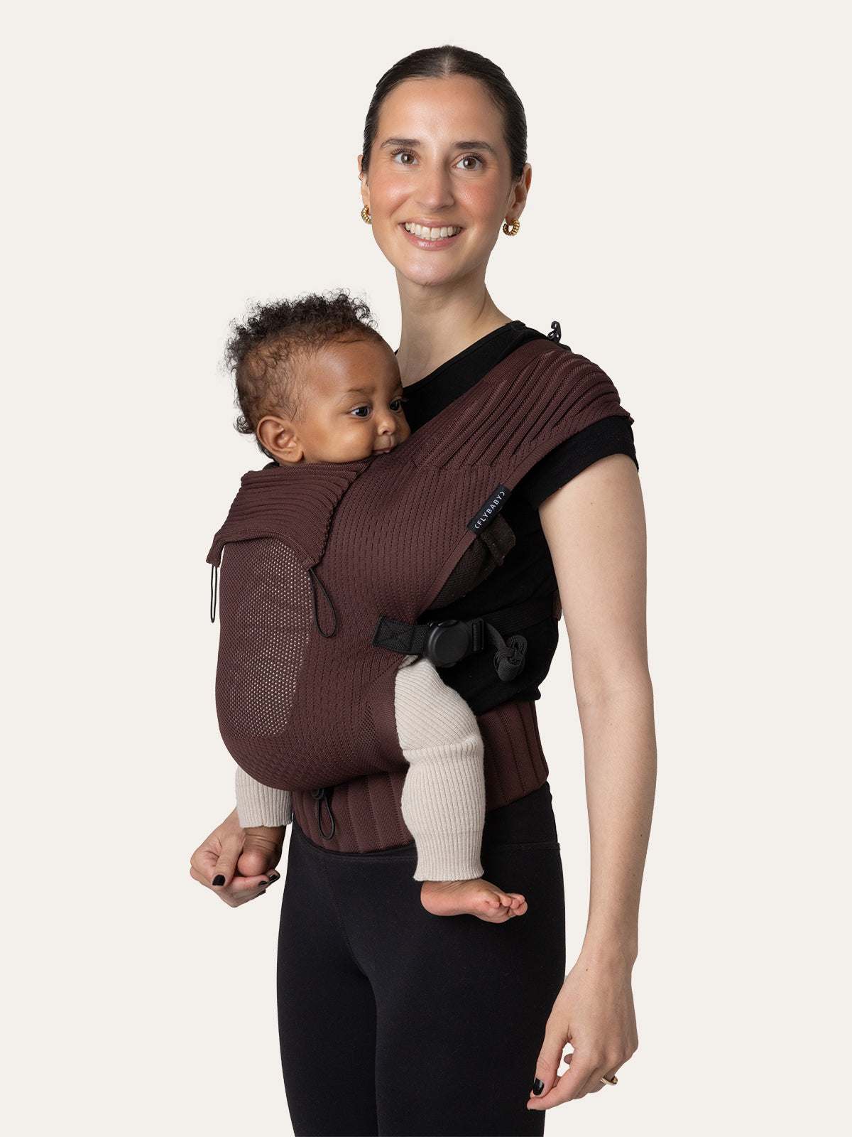 Flybaby Babytrage- Mokka