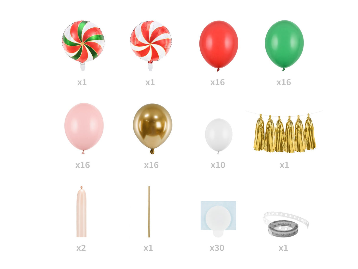 Luftballongirlande - Bonbons