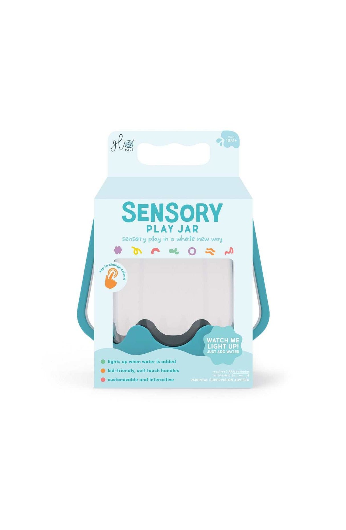 Sensorisches Spielgefäß/ Blue